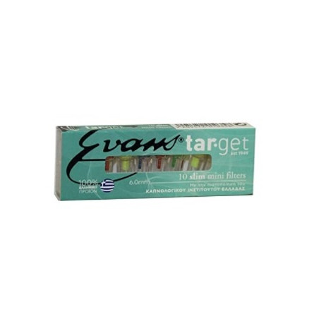 Filtros em Acrílico. Evans tar-get Regular 8mm 10 unidades