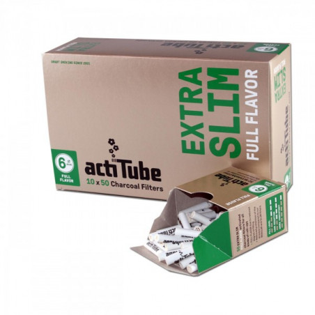 Caixa com 50 Filtros actiTube Extra Slim 6mm