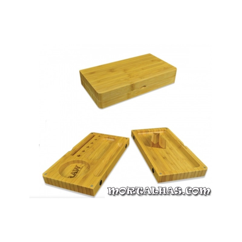 RAW Tabuleiro BAMBOO FLIP STRIPED  22 x 23.4 x 32 cm