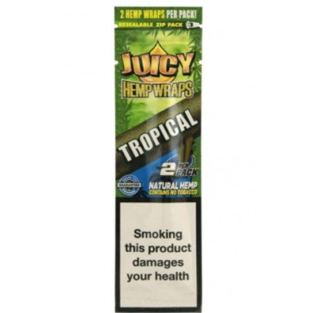 Juicy Hemp Blunts Tropical 2 Unidades