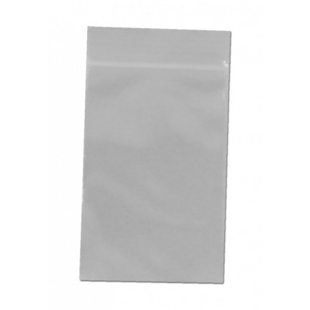 Sacos em plástico transparentes com fecho ZIP  50 unidades 25x38mm mini XXS