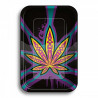 Tabuleiro M "Weed Neon" em metal com 275x175mm
