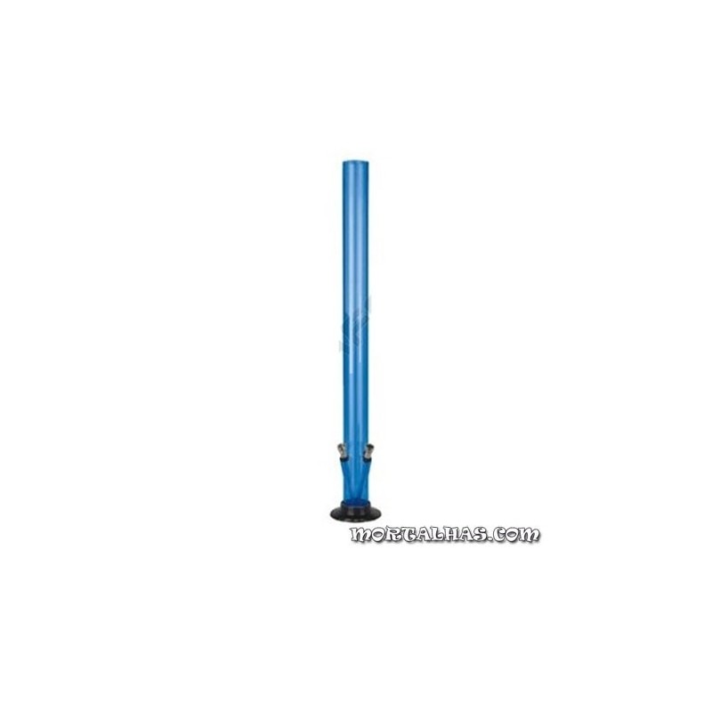 Bongo em acrílico com 55cm Ø 50mm 2 Downpipes Várias cores