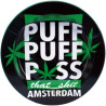 Cinzeiro em Metal "Puff Puff Pass"  Ø 11cm