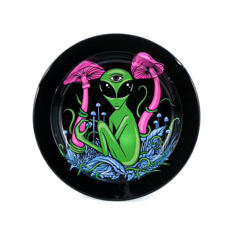 Cinzeiro em Metal "AlienMush"  Ø 11cm