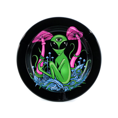 Cinzeiro em Metal "AlienMush"  Ø 11cm