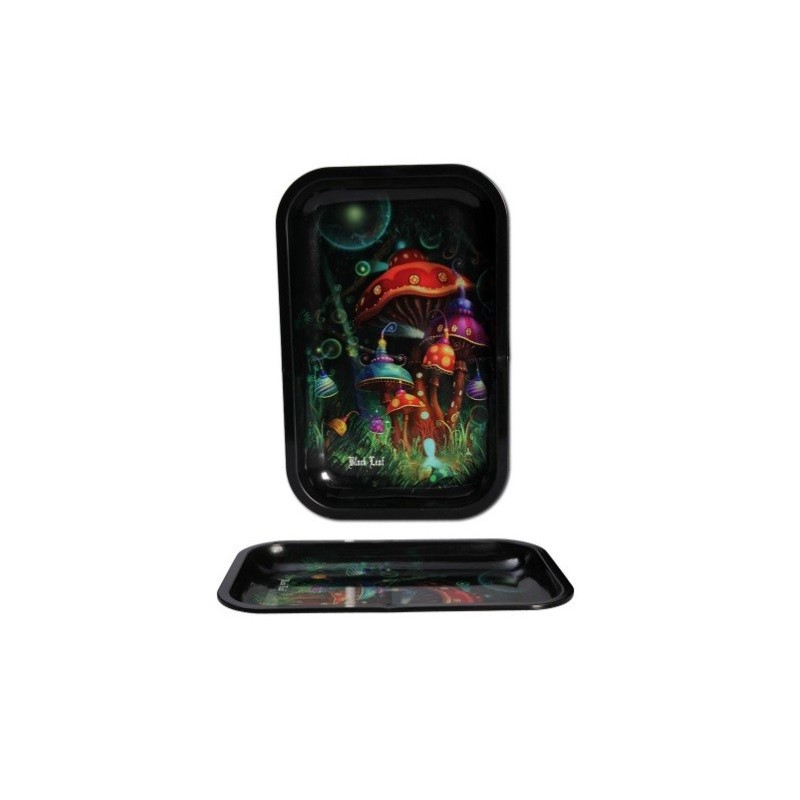 Tabuleiro M "Cogumelos" em metal 275x175x25mm