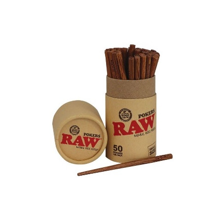 Raw Pokers em madeira 1 unidade
