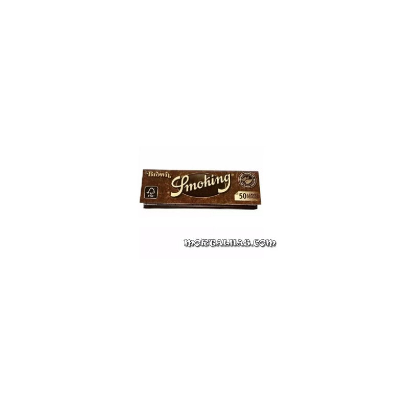 Smoking "Brown" Small 70 x 37mm 60 mortalhas