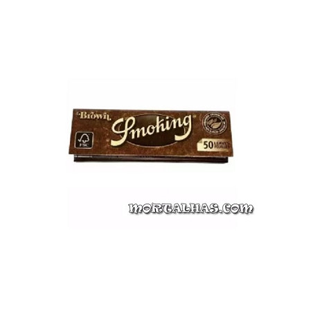 Smoking "Brown" Small 70 x 37mm 60 mortalhas