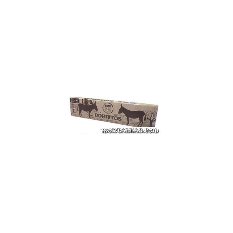 Borritos King Size Brown 33 mortalhas
