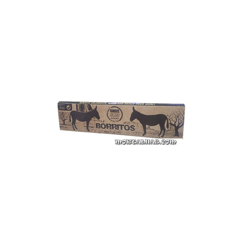 Borritos King Size Slim white 33 mortalhas