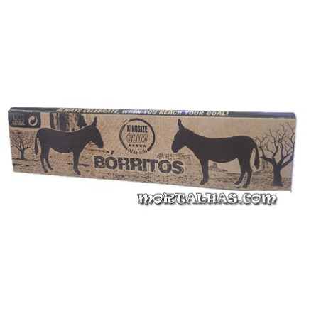 Borritos King Size Slim white 33 mortalhas