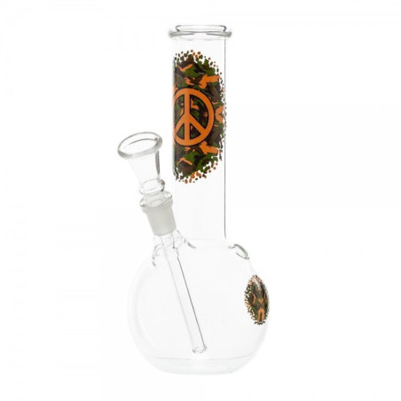 Bongo em vidro "Greenline" 21cm