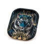 Tabuleiro S "Tigre" em metal com 180x140x16mm