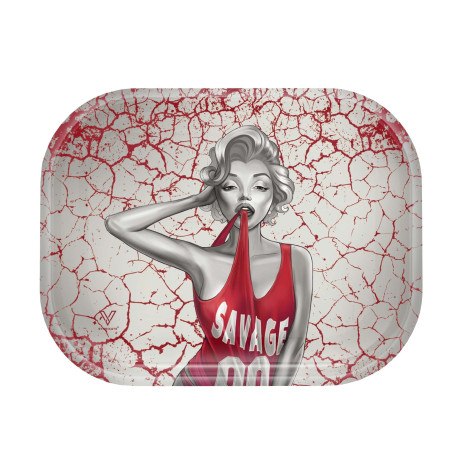 Tabuleiro S "Dank Diva" em metal com 180x140x16mm