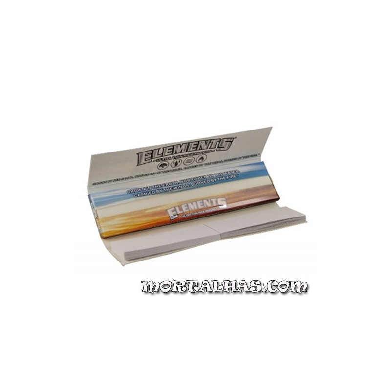Elements King-Size Slim + Filtros 32 mortalhas + 32 Filtros