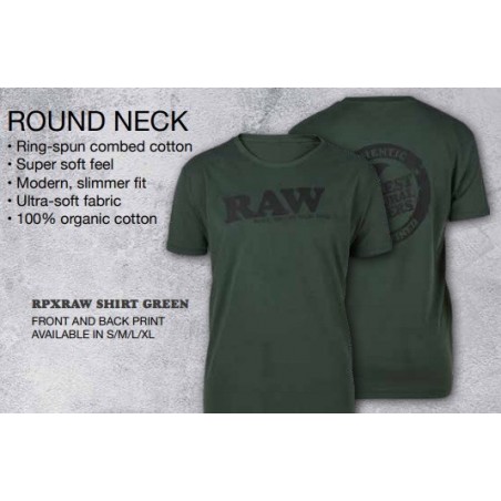 RAW T-Shirt RPXRAW Shirt Green Tamanho M