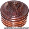 Moedor em Madeira escura Cobra Ø 51mm