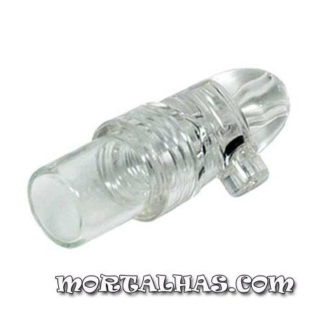 Doseador em acrílico com frasco em Vidro Transparente