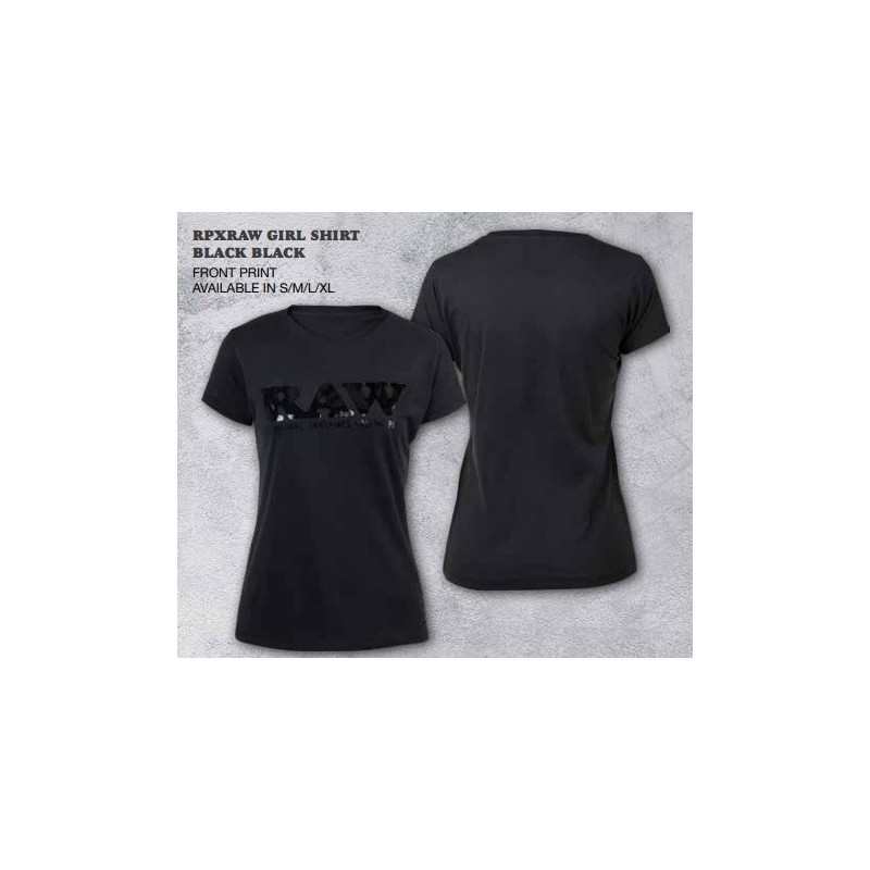 RAW RPXRAW GIRL SHIRT BLACK/BLACK S  Tamanho S