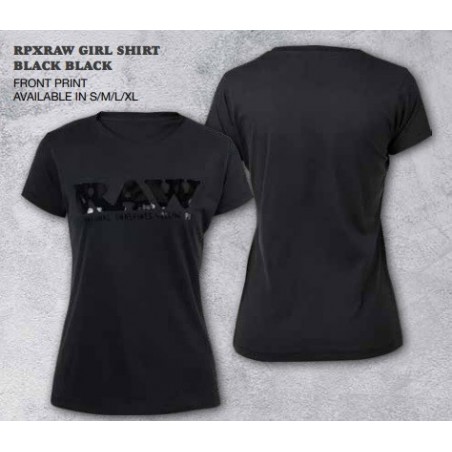 RAW RPXRAW GIRL SHIRT BLACK/BLACK S  Tamanho S