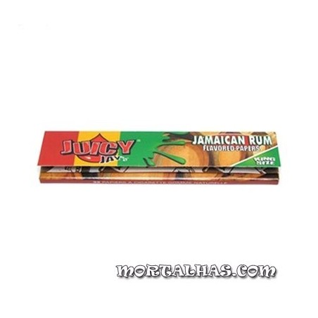 Juicy Jay's  Slim King Size Sabor a Rum 32 mortalhas