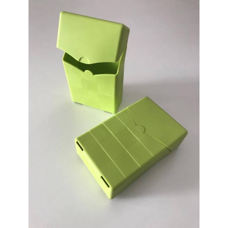 Caixa em Silicone para maço de Tabaco em Verde