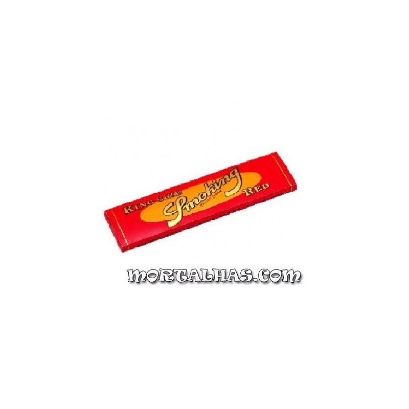 Smoking "RED" King Size 110 x 53mm 33 mortalhas