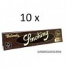 10 x Smoking "Brown" King Size 110 x 44mm 33 mortalhas