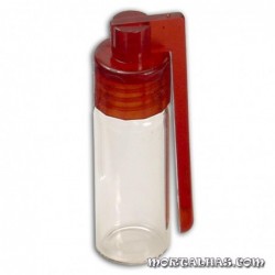 Dispensador em vidro com tampa e colher 55mm
