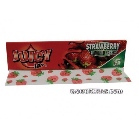 Juicy Jay's  Slim King Size Sabor a Morango