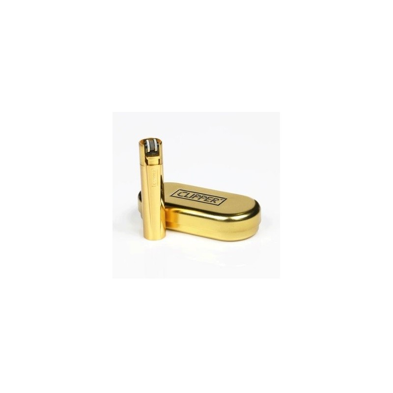 Clipper Metálico Gold