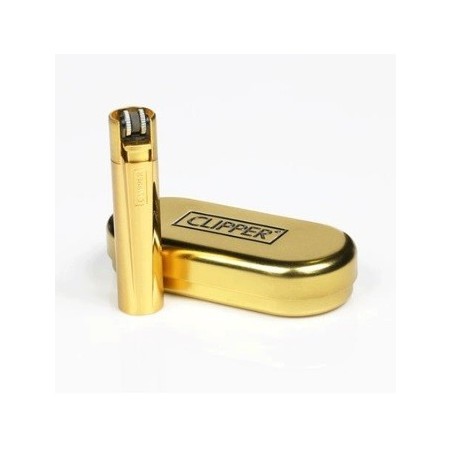 Clipper Metálico Gold