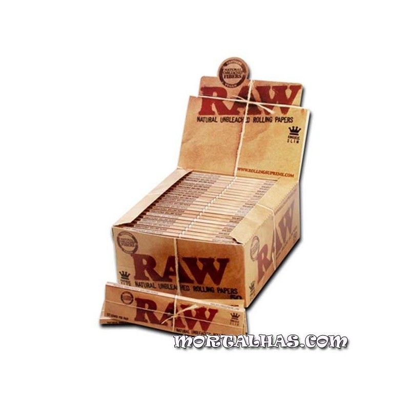 RAW King Size Classic com 50 Pacotes