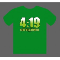 T-Shirt 4:19 Verde tamanho M