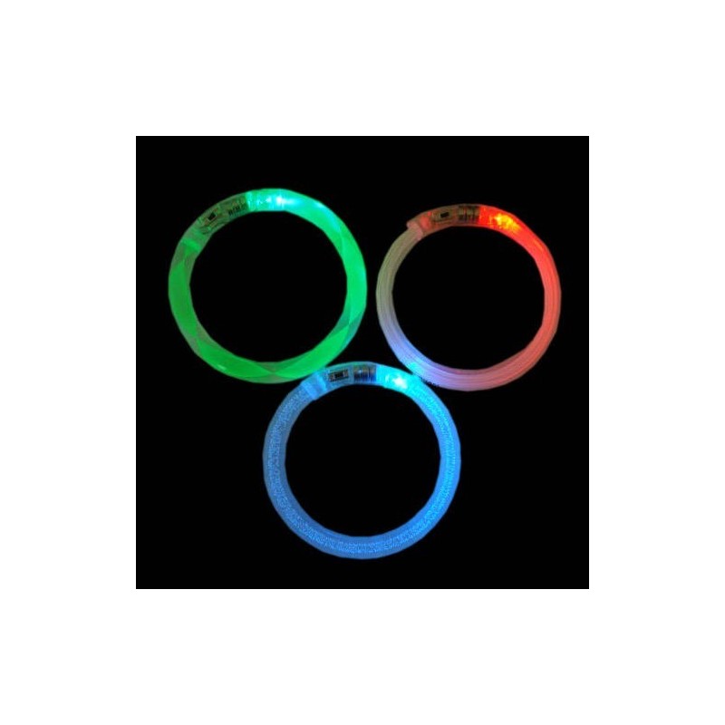 Pulseira Led em acrílico luminosa