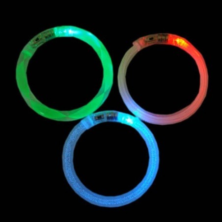 Pulseira Led em acrílico luminosa