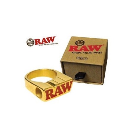 RAW GOLD RING Tamanho 8 - 1,7 cm de diâmetro