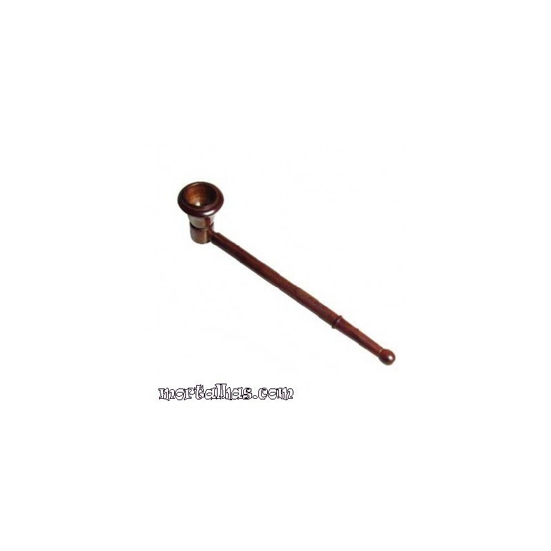 Cachimbo em madeira  pau rosa 20 cm