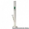 Bongo em Vidro "Black leaf" com 60cm Ø 50mm