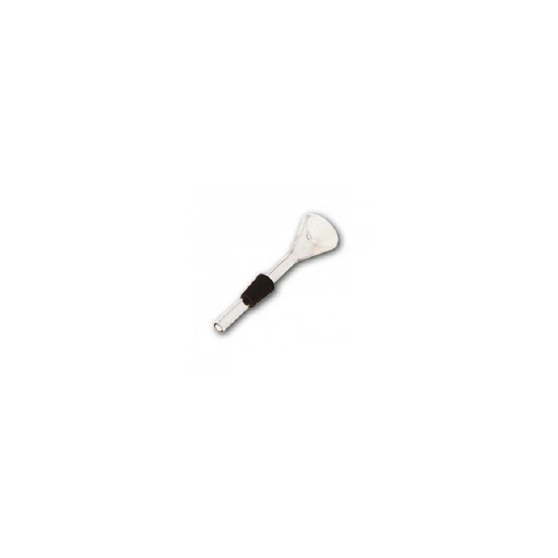 Downpipe com caldeira em vidro com borracha 12cm