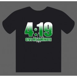 T-Shirt 4:19 Preta tamanho M