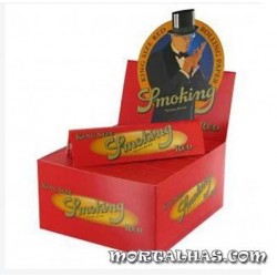 Smoking King-Size Red Caixa com 50 pacotes