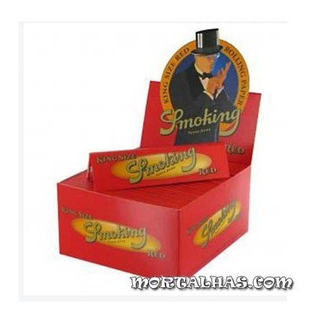 Smoking King-Size Red Caixa com 50 pacotes