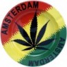 Cinzeiro em Metal Amsterdam Rasta  Ø 11cm