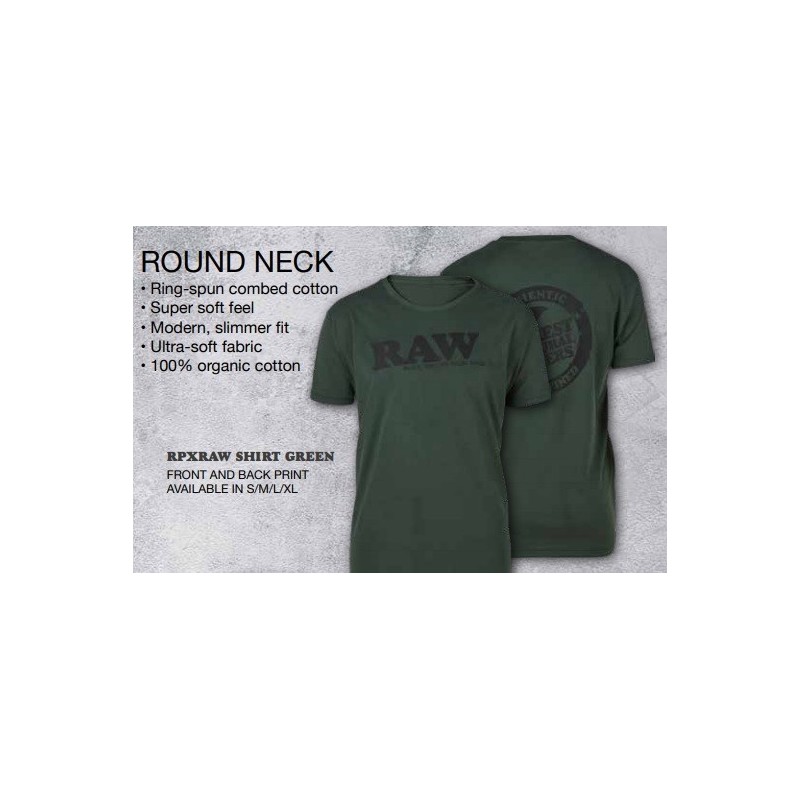 RAW T-Shirt RPXRAW Shirt Green Tamanho L