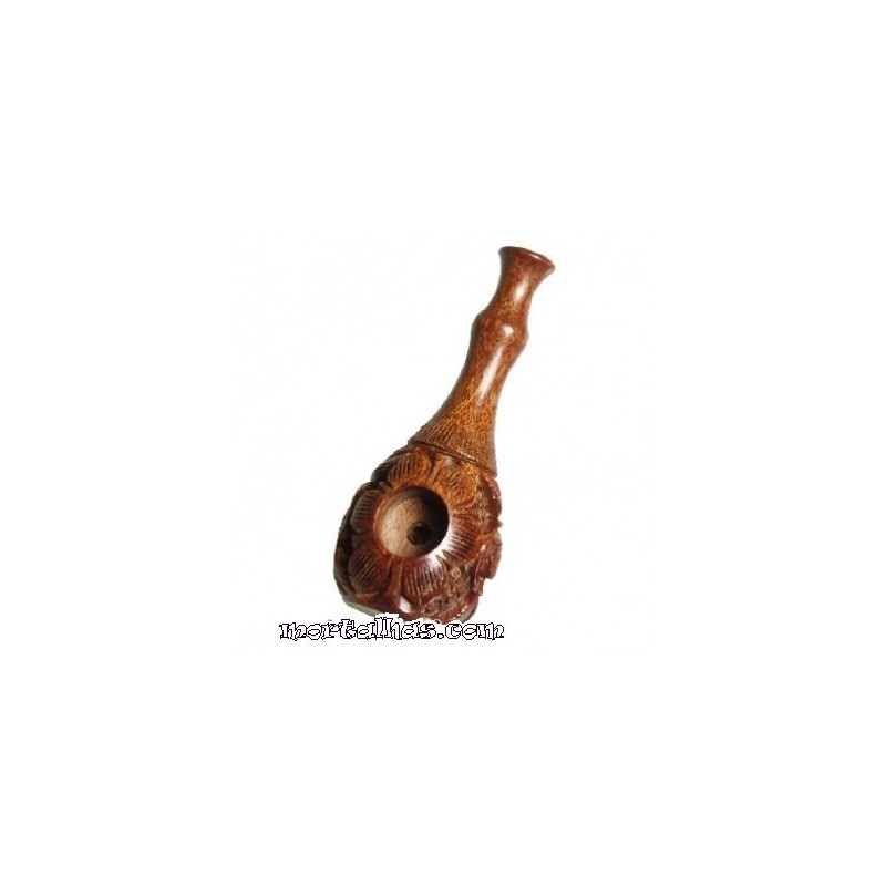Cachimbo em Madeira Gravado com 8cm