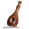 Cachimbo em Madeira Gravado com 8cm