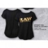 RAW RPXRAW GIRL SHIRT BLACK/GOLD  Tamanho S